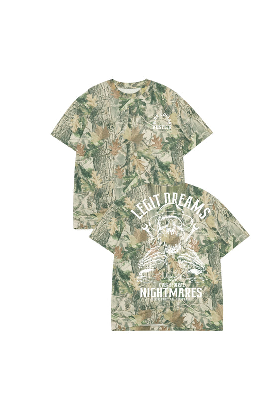 Camo Blue Collar Tee
